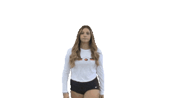 ECUTigers sports mad volleyball bring it Sticker