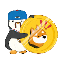 Shiba Inu Dog Sticker by Pudgy Memez