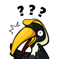 What Confused Sticker by Harry Hornbill