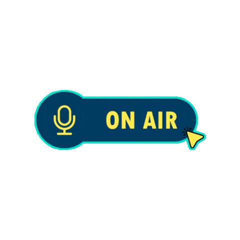 On Air Podcast Sticker by CLANEO