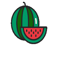 WatermelonBoard smile summer joy watermelon Sticker