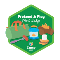 Summer Camp Sticker by Learning Resources