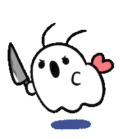 Trick Or Treat Running Sticker by pikaole