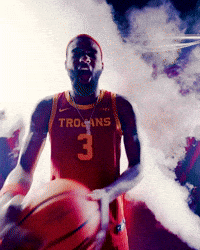 Basketball Hoops GIF by USC Trojans