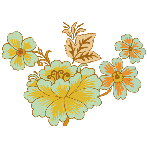 Vintage Flower Sticker by Nine Lives bazaar