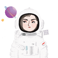 Astronaut Sticker
