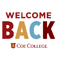 Welcome Back Kohawks Sticker by Coe College