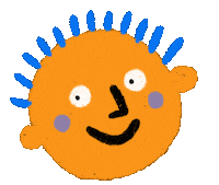 Happy Smiley Face Sticker by Julia Gluyas