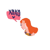 Xoxo Cool Girl Sticker