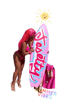 Summer Pink Sticker