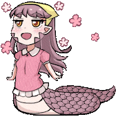 Happy Monster Girl Sticker by Jin