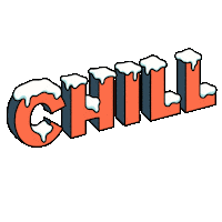 Chill Chilling Sticker by Cavan Infante