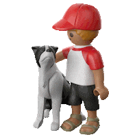 Dog 3D Sticker by PLAYMOBIL