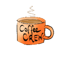 therawberry coffee drink good morning drinks Sticker