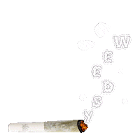Smoke Cannabis Sticker