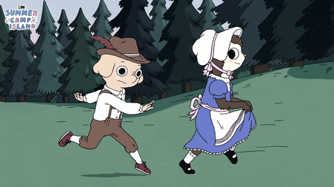 Skipping Hansel And Gretel GIF by Cartoon Network