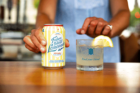 Can Open Ready To Drink GIF by Fishers Island Lemonade