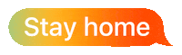 Stay Home All Day Sticker by Free & Easy