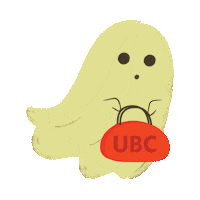 youbc halloween spooky ghost university Sticker