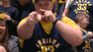indiana pacers basketball GIF by NBA