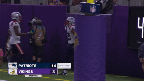 High Five Nfl Football GIF by New England Patriots