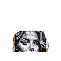 Street Art Peek Sticker