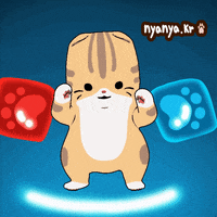 nyanyaongg dance game cat dancing GIF