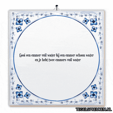 Water Verandering GIF by Tegelspreuken.nl