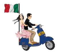 Couple Love Sticker by Vespa Club Verona