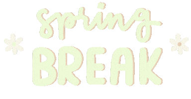 Spring Break Flower Sticker