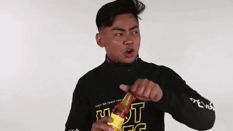 It Burns Hot Sauce GIF by Guava Juice