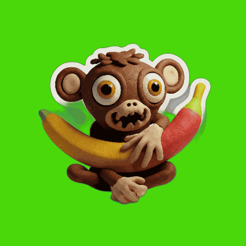 Hungry Monkey GIF