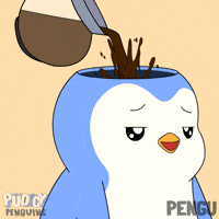Good Morning Hello GIF by Pudgy Penguins
