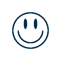 Happy Smiley Face Sticker by Gestrikt door Claudia