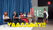 The Cast Of Abbott Elementary Takes An Elementary School Pop Quiz GIF by BuzzFeed
