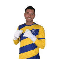 SJSGoalkeeping smoke boom punch pow Sticker