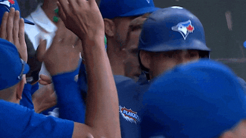 Home Run Celebration GIF by Toronto Blue Jays