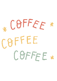 Coffee Drink Sticker by Juwel-lettering