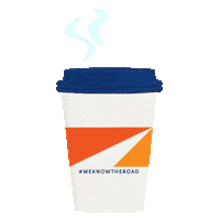 coffee driving Sticker by Budget