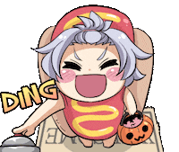 Angry Trick Or Treat Sticker by Jin