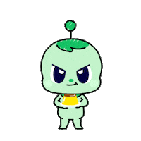 meroni_toon happy alien kid lovely Sticker