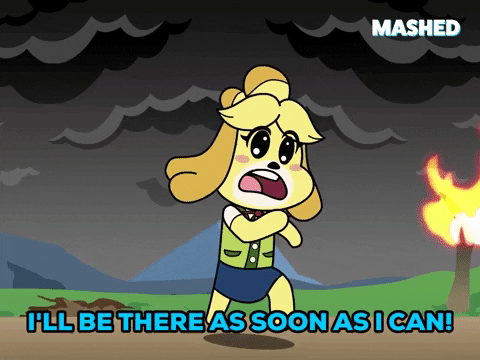 Animal Crossing Running GIF by Mashed
