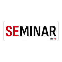 Seminar Hfm Sticker by HFMThailand