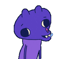 cat zone out Sticker by Mekamee