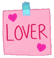 I Love You Valentine Sticker by Katharine Kow