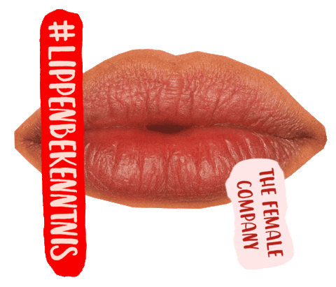 Period Lippenbekenntnis Sticker by The Female Company