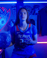 Womens Basketball Chicago GIF by DePaul Athletics