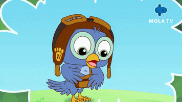 Owl Dino GIF by Mola TV Kids