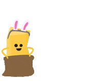 Bunny Easter Sticker by Duschbrocken