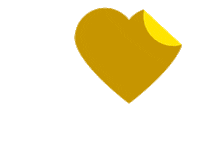 fantoficial heart yellow coracao uruguaiana Sticker